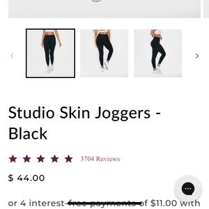Senita athletics studio skin joggers